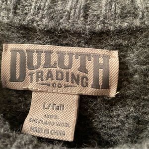 Duluth Trading Sweaters Duluth Trading Co Shetland Wool Gray